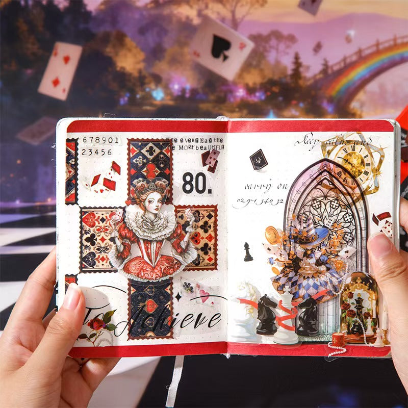 B-5 Alice's Time Game Scenery Sticker Set