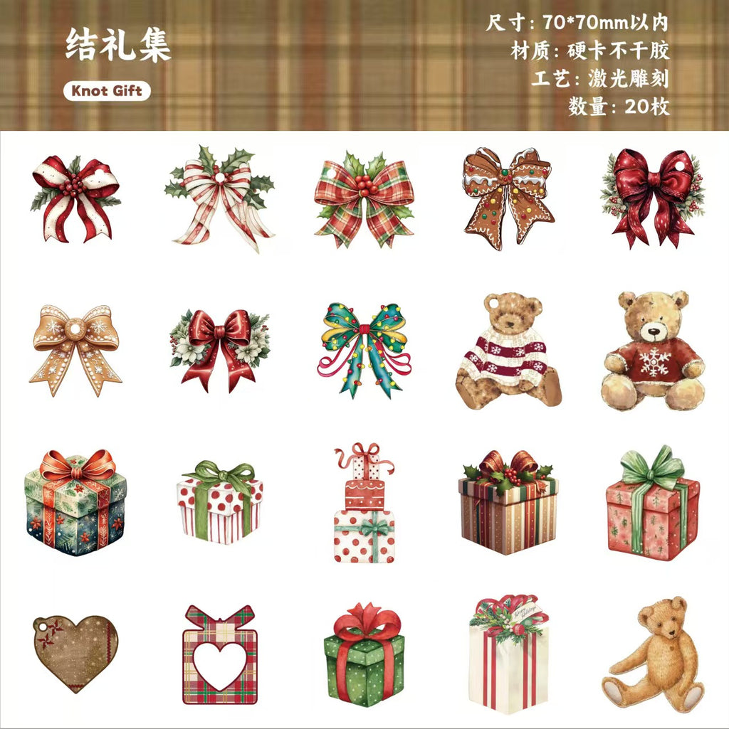 B-8 Winter Tales Series Christmas Decorative Stickers