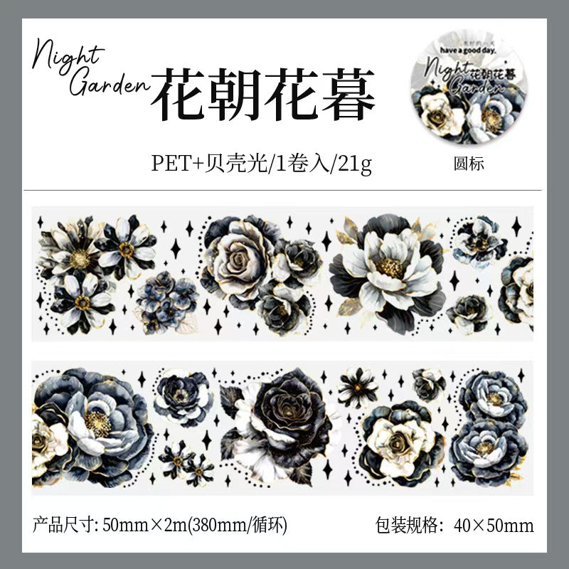 A-43  PET Tape - Phantom Night Garden Series