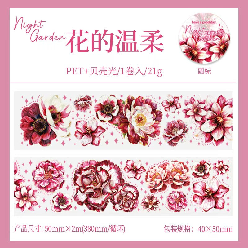 A-43  PET Tape - Phantom Night Garden Series