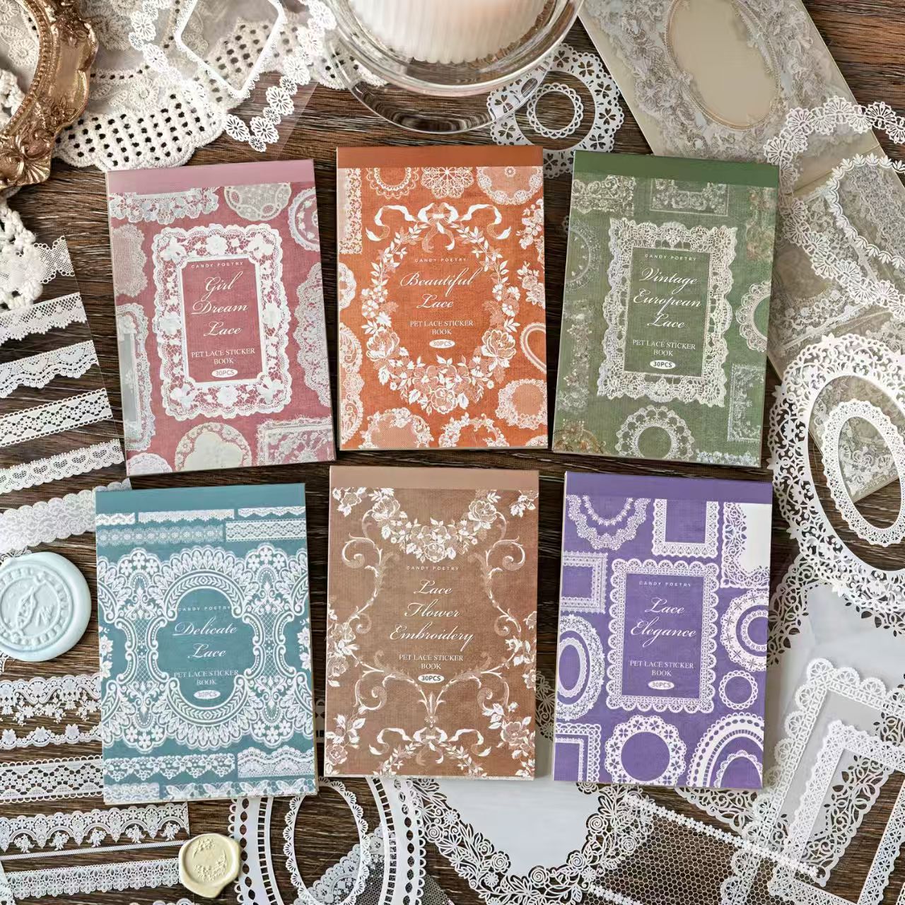 B-24  PET tape afternoon lace series