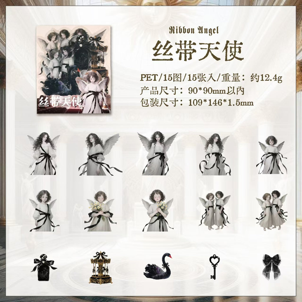 B-13   PET sticker pack Gothic Vientiane