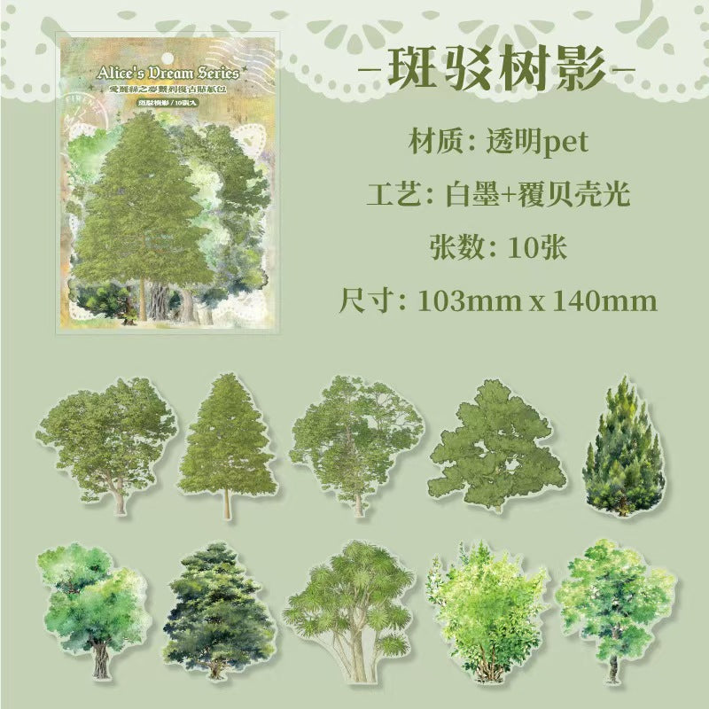 B-4 PET Sticker Alice's Dream Series