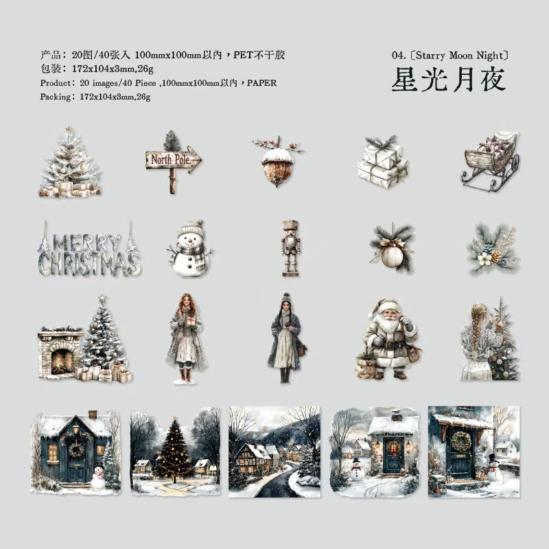 B-37  PET Sticker Pack Merry Christmas Series