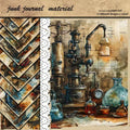 C -10  Vintage mechanical background paper
