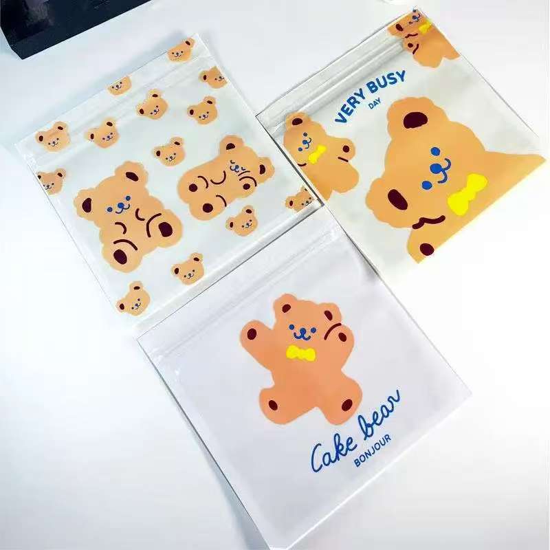 H1 cartoon cute self-sealing bag