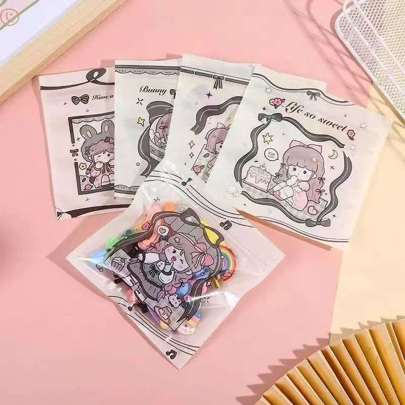 H1 cartoon cute self-sealing bag