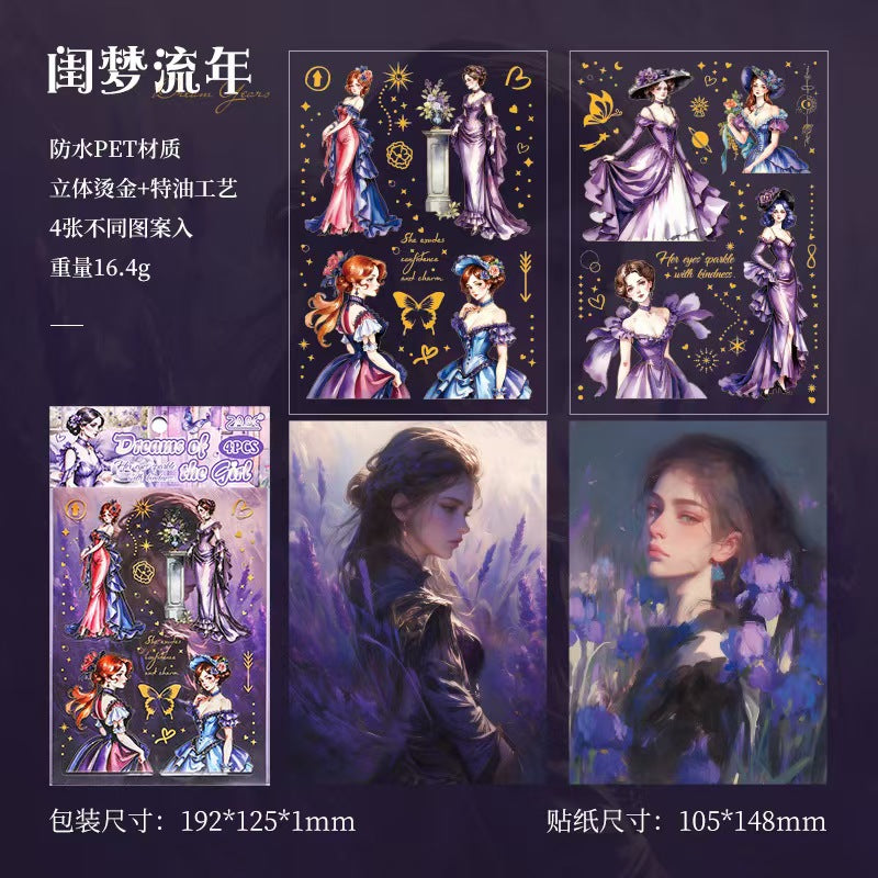 B-3 PET Sticker Nostalgic Memories Series