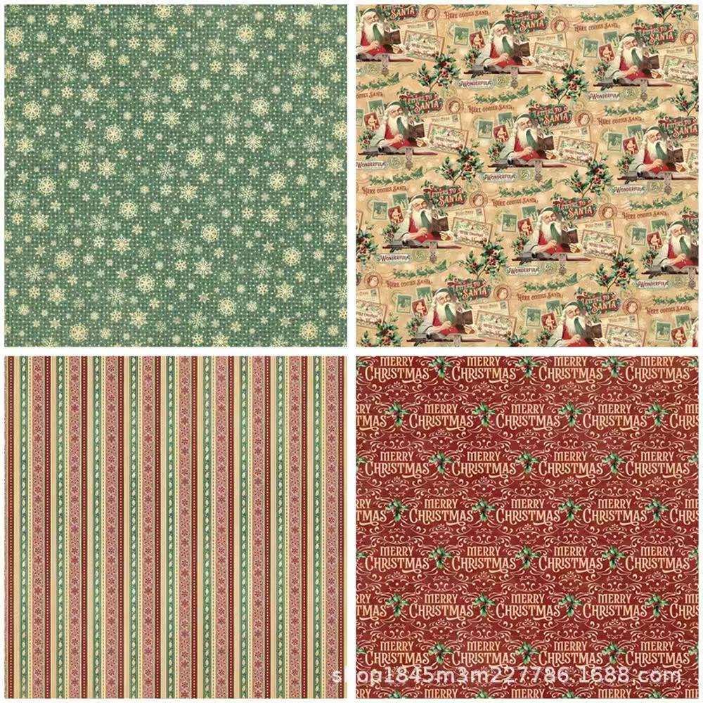 C-1 Vintage background paper, Santa's letter