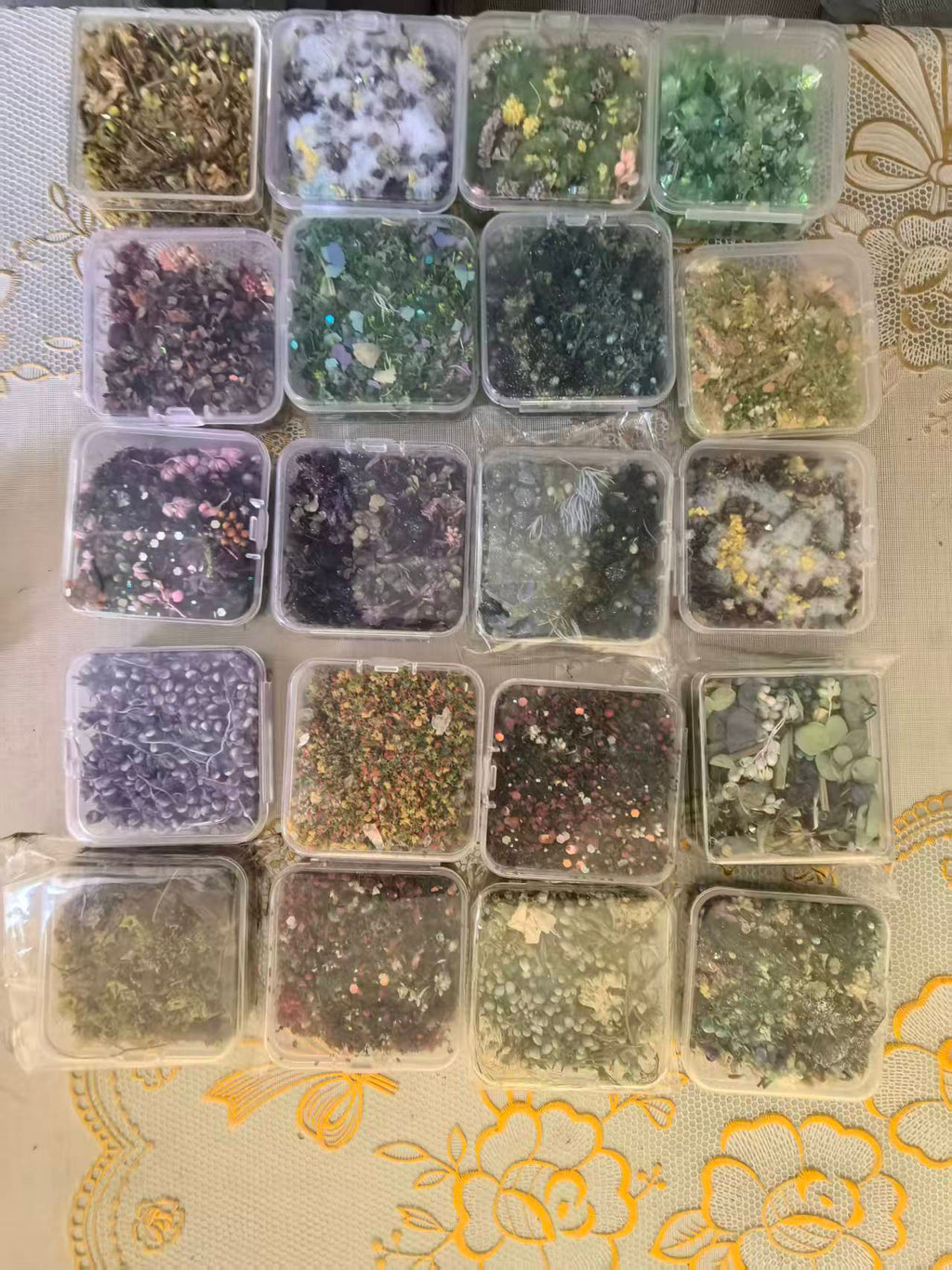D-1 Journal tree powder dried flowers