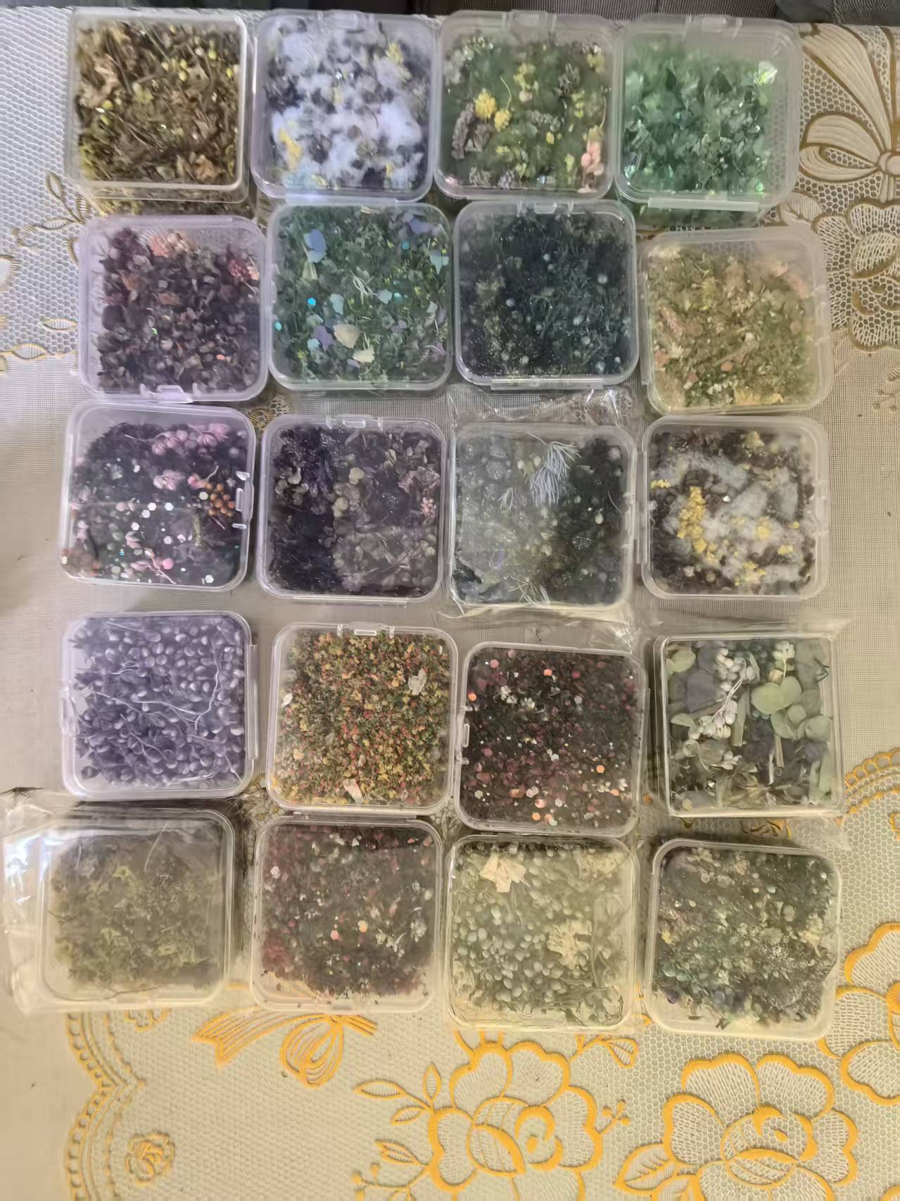 D-1 Journal tree powder dried flowers