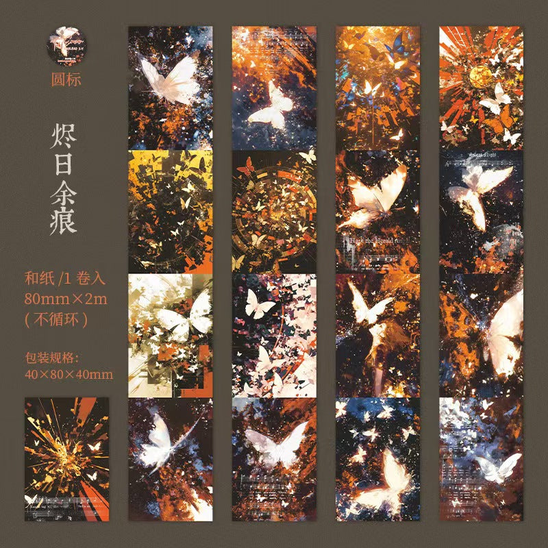 A-3 Dark style large-size background tape