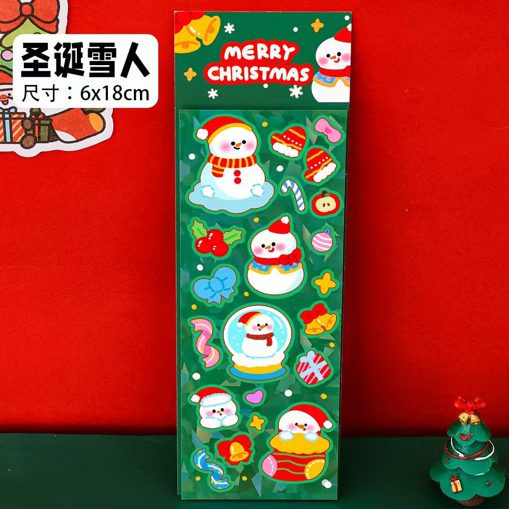 B-38   Christmas cartoon stickers