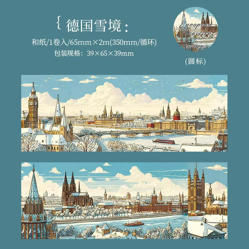 A-5 PET Tape European Traveler Series