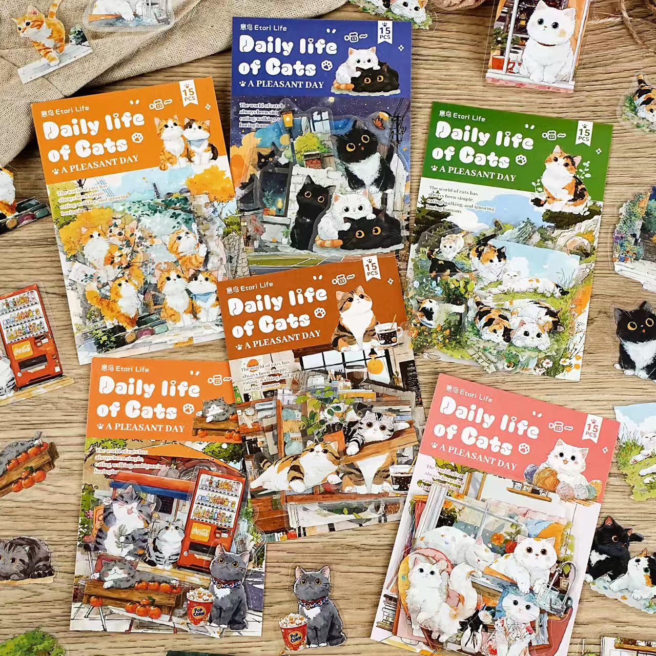 B-28  Sticker Pack Meow Meow's Daily Life Series