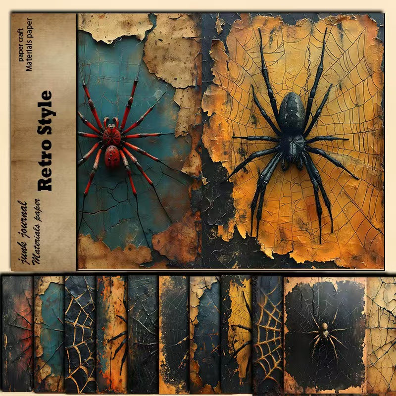 C-2 Background Paper Dark Spiderweb Series