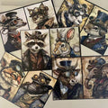 C-11  Dark animal background paper