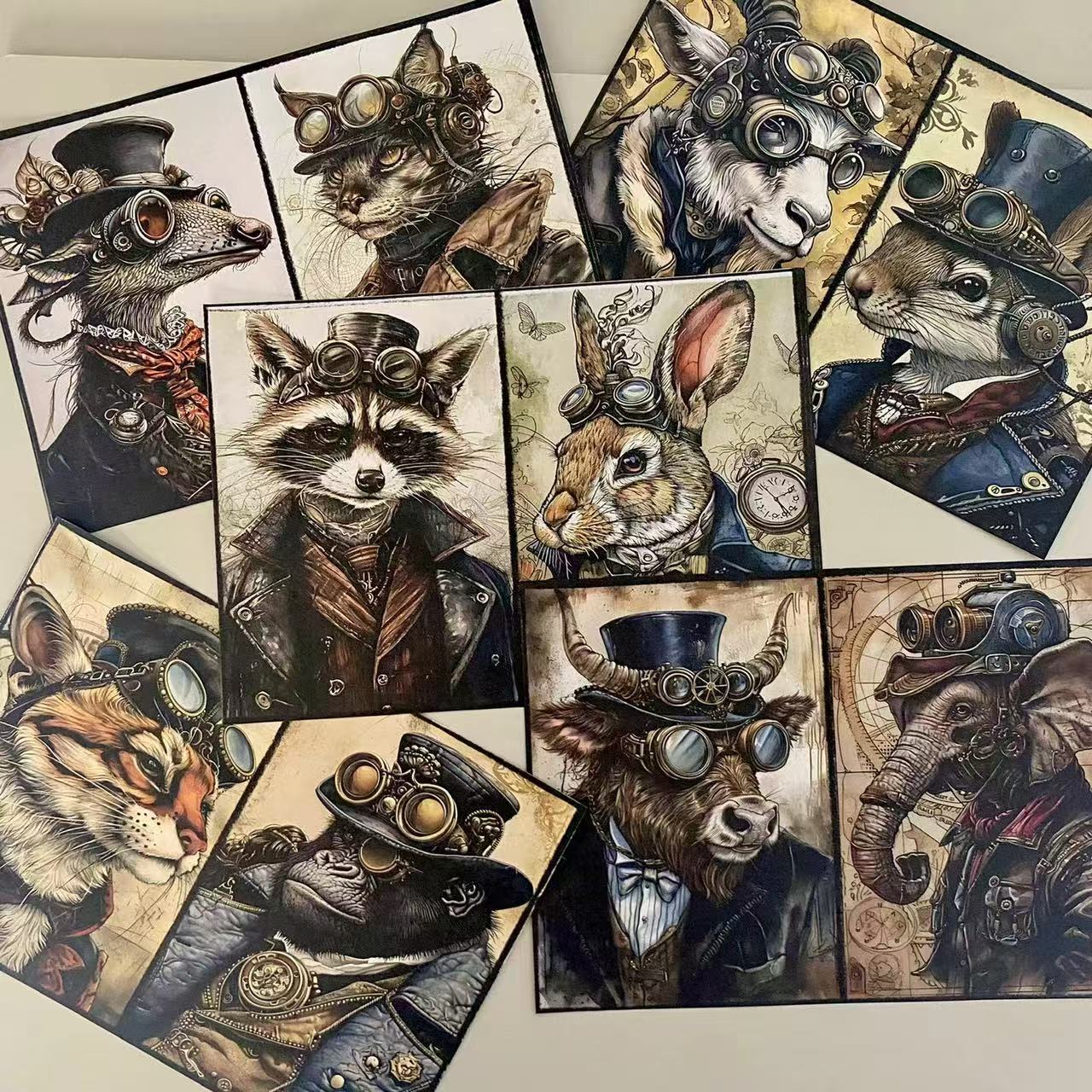 C-11  Dark animal background paper