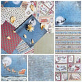 C-13  Christmas series material background paper