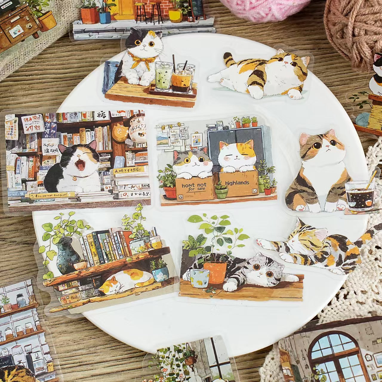 B-28  Sticker Pack Meow Meow's Daily Life Series