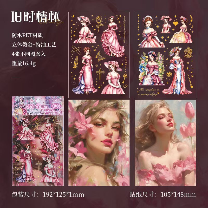 B-3 PET Sticker Nostalgic Memories Series