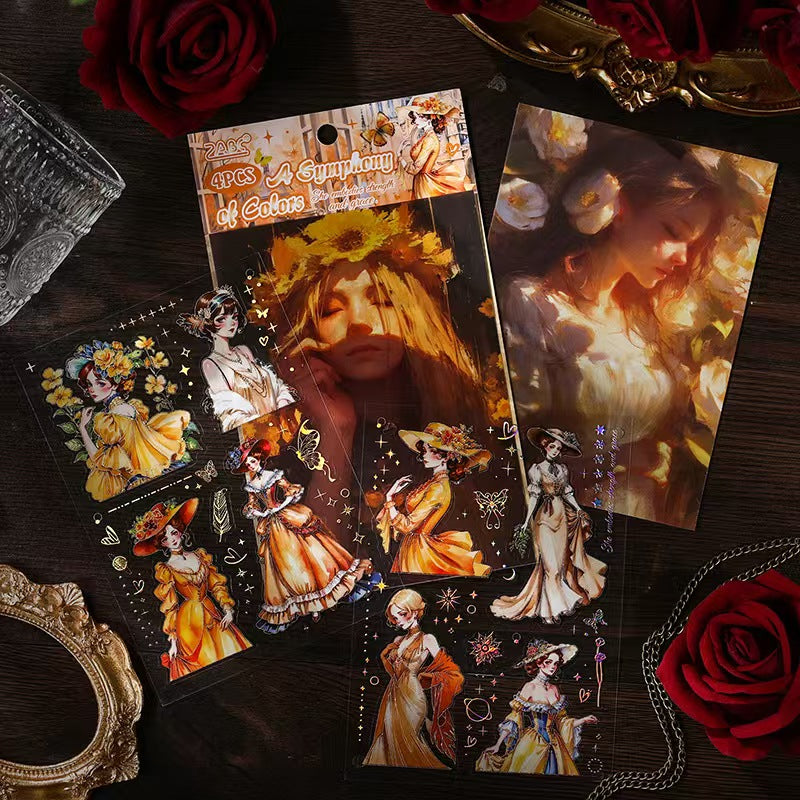 B-3 PET Sticker Nostalgic Memories Series