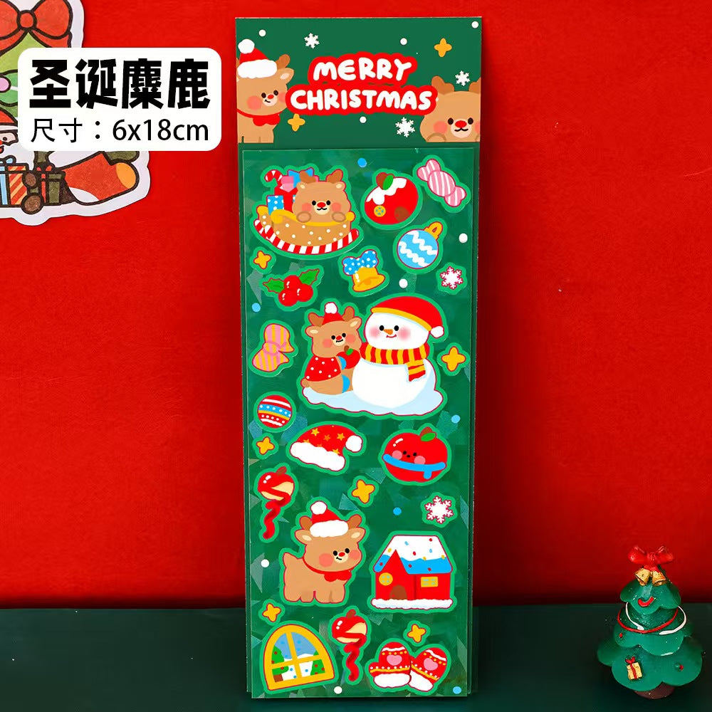 B-38   Christmas cartoon stickers