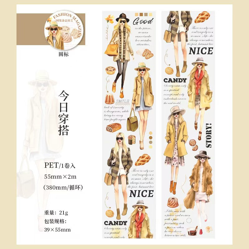 A-45  PET Tape Fashion Magazine Series