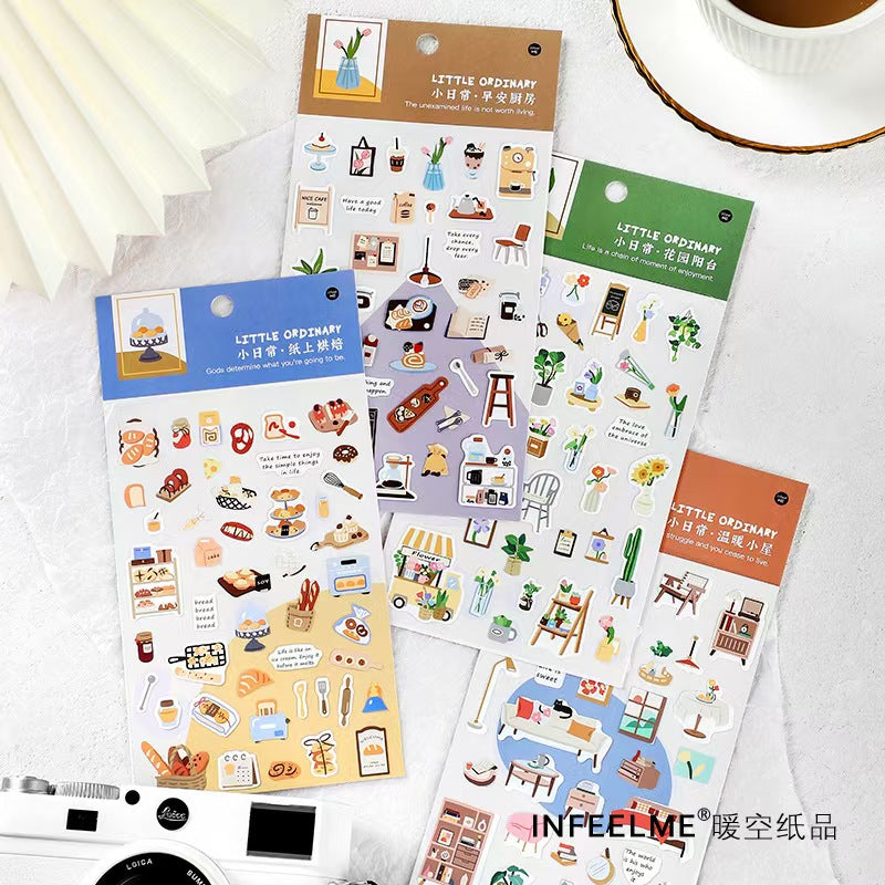 B-40  Little Daily Series Stickers