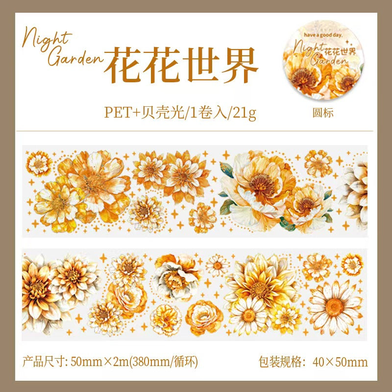 A-43  PET Tape - Phantom Night Garden Series