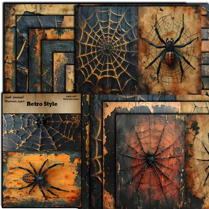 C-2 Background Paper Dark Spiderweb Series