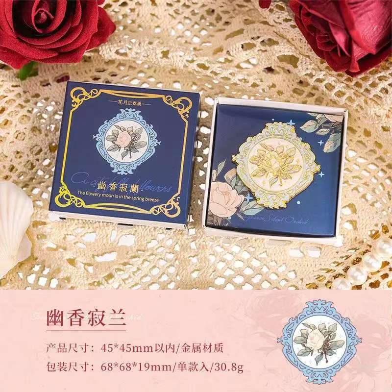 E-3  Vintage travel notebook with metal clip