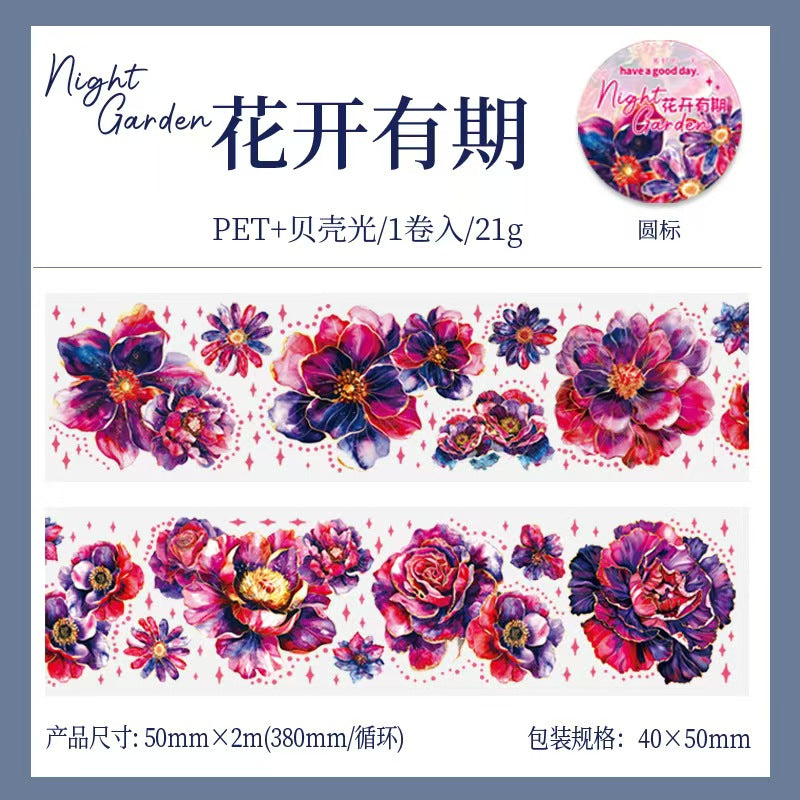 A-43  PET Tape - Phantom Night Garden Series