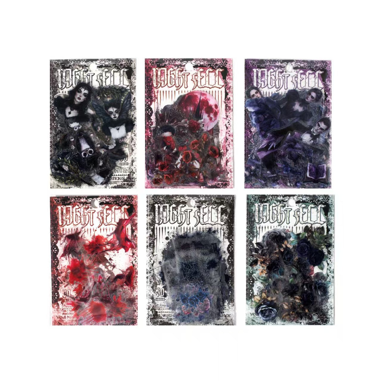 B-22  PET Sticker Pack Nightfall Series
