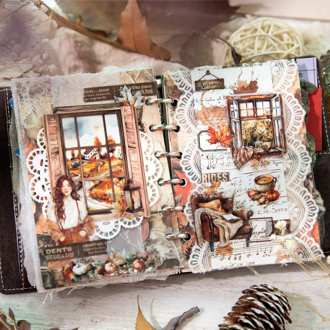 B-7 PET sticker pack Poetry for Autumn