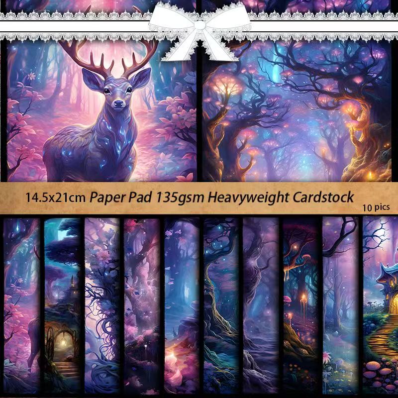 C-3 Vintage dreamy decorative background paper