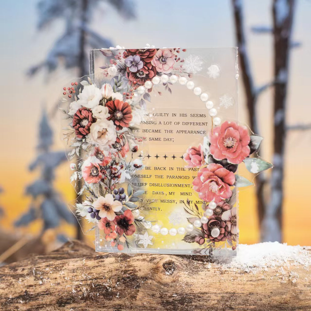 A-39  PET Tape Winter Flower Sea Series