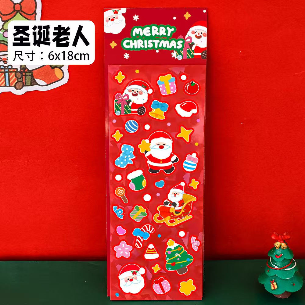 B-38   Christmas cartoon stickers