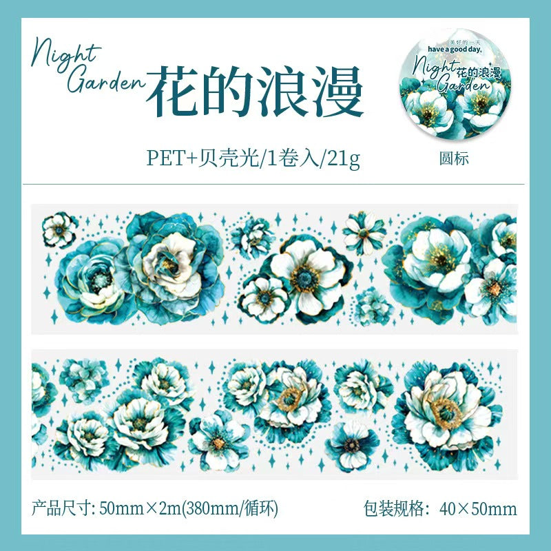 A-43  PET Tape - Phantom Night Garden Series