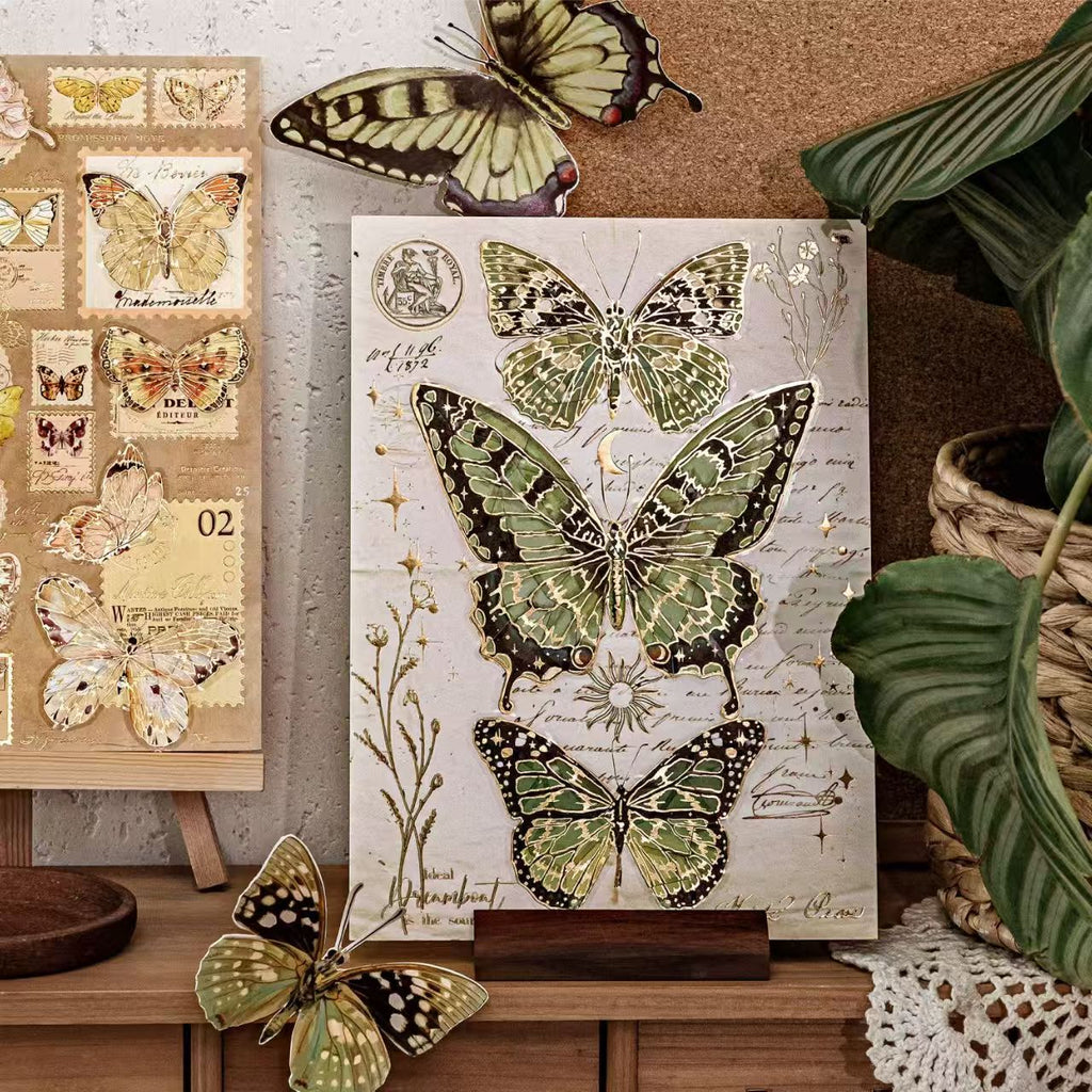 B-29  PET Sticker Butterfly Post Office Series
