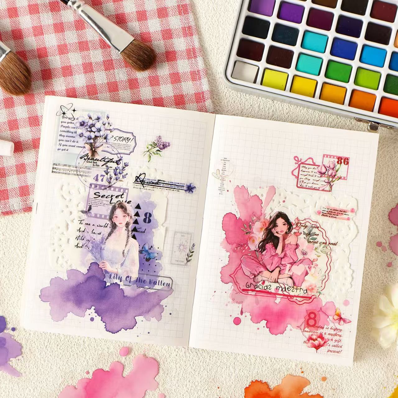 B-32  PET Sticker Pack - Cloud Dye Sky Light Series