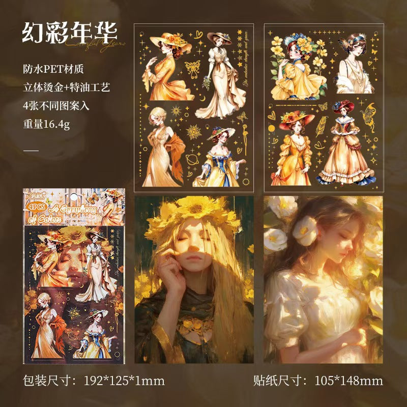 B-3 PET Sticker Nostalgic Memories Series