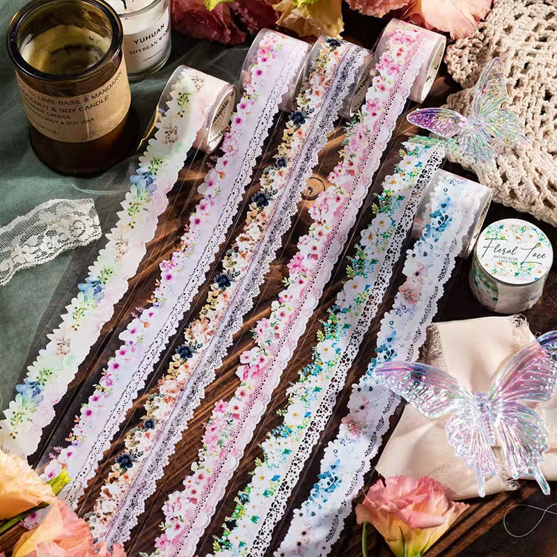 A-42   PET tape Floral Lace Series