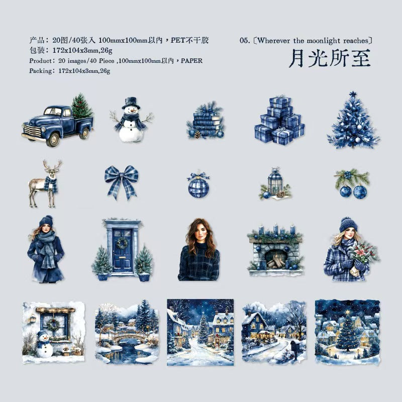 B-37  PET Sticker Pack Merry Christmas Series