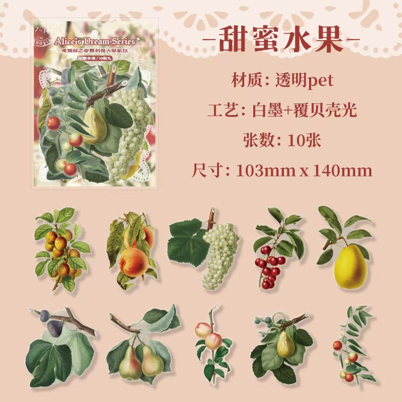 B-4 PET Sticker Alice's Dream Series