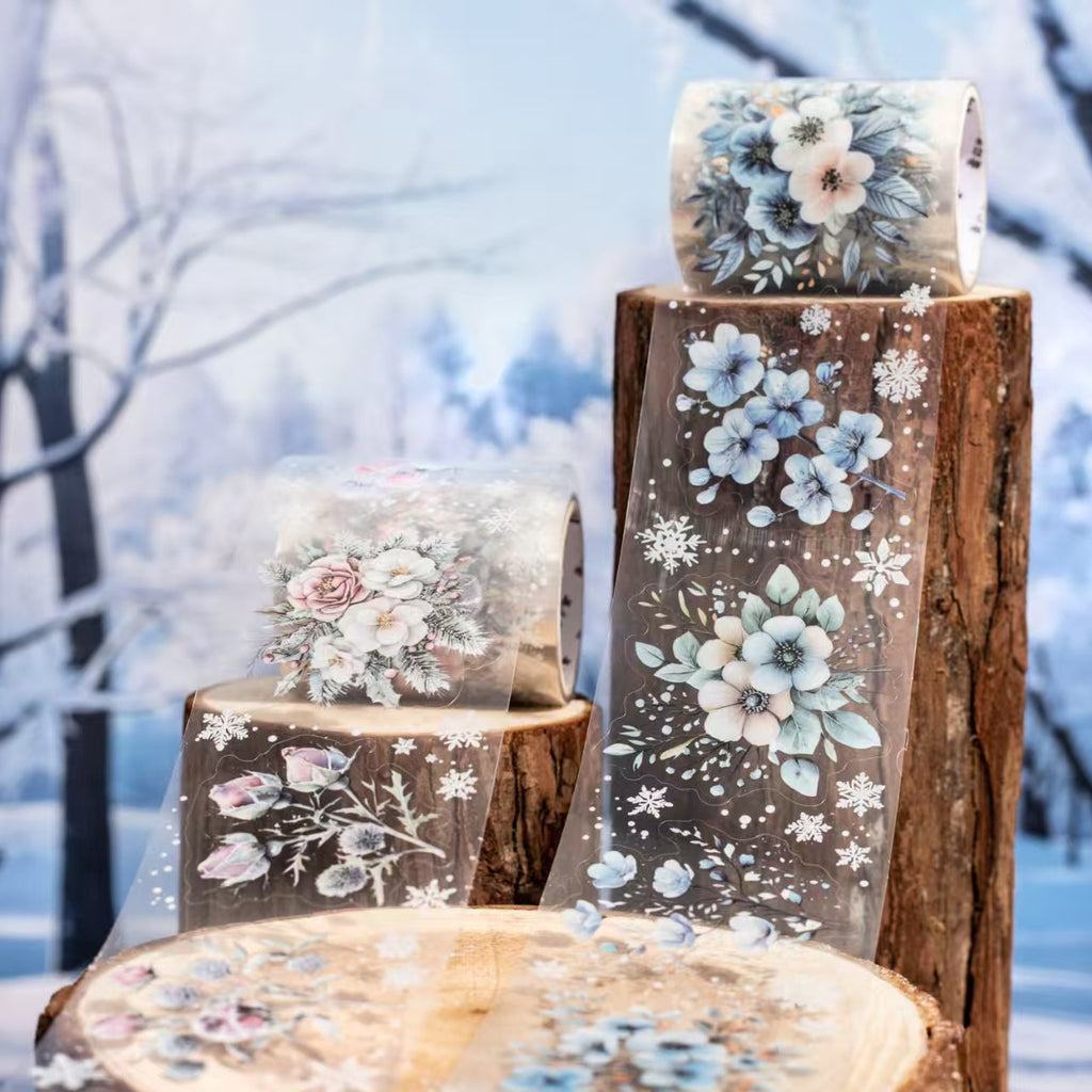 A-39  PET Tape Winter Flower Sea Series