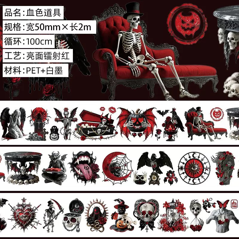 A-21  Blood-colored prop tape