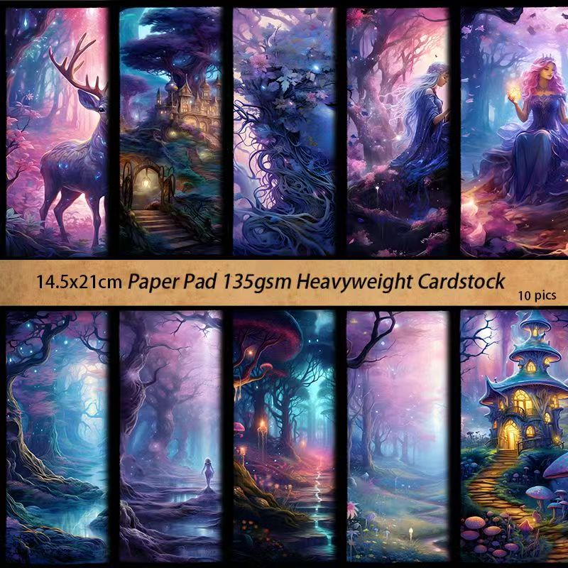 C-3 Vintage dreamy decorative background paper