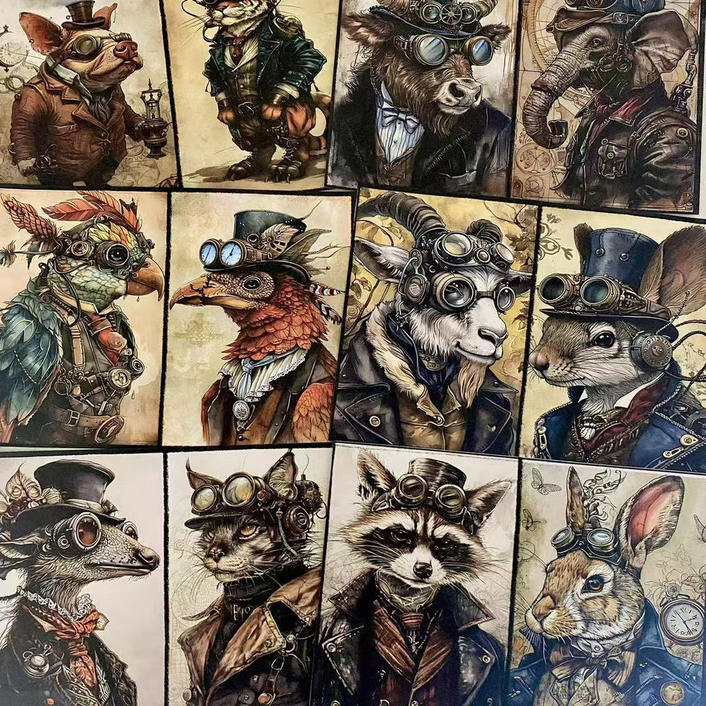 C-11  Dark animal background paper