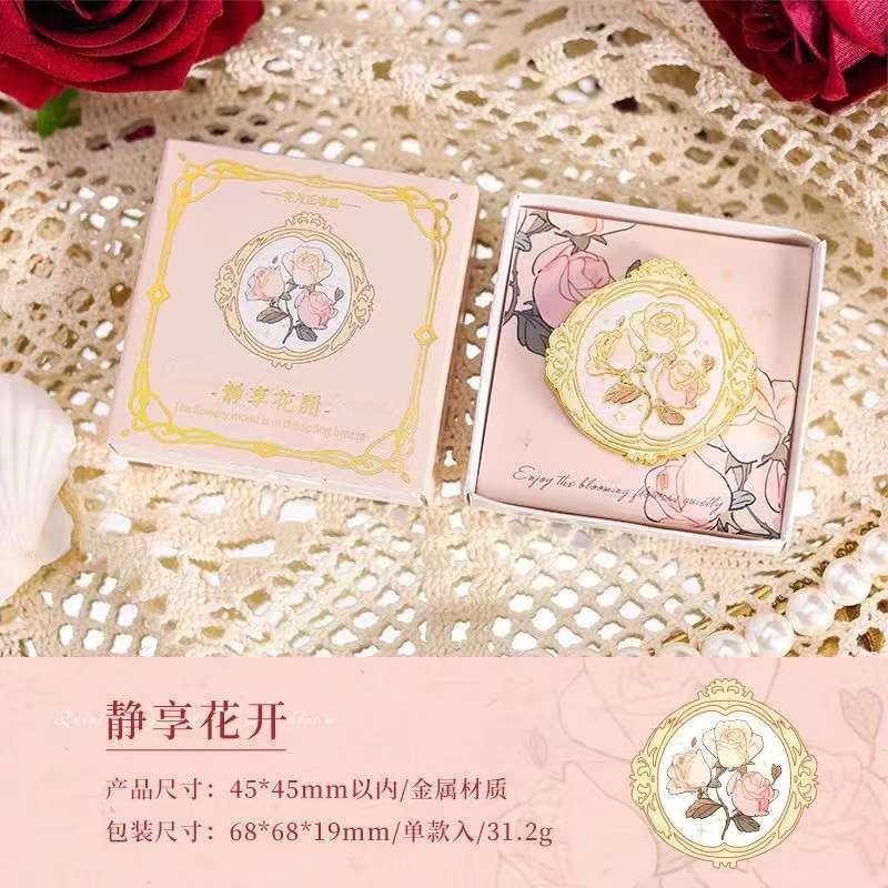 E-3  Vintage travel notebook with metal clip